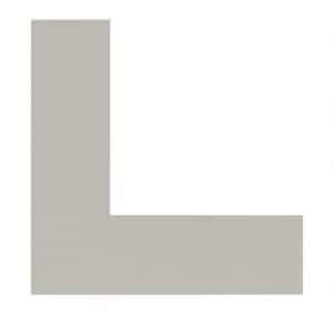 Kulørt passepartout Cement, 82 x 112 cm  x 1,7 mm