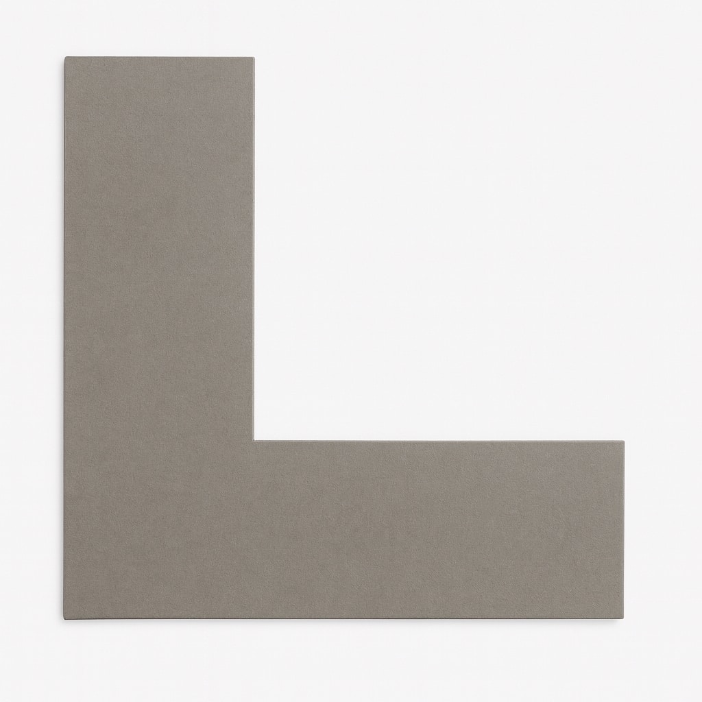 Ramdet passepartout Antracit Grey 90 x 120 cm x 1,9 mm