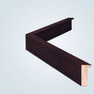 Røget EG Finér, 20x55 mm