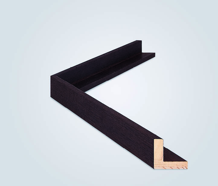 Røget EG Finér svæveliste, 35x40 mm