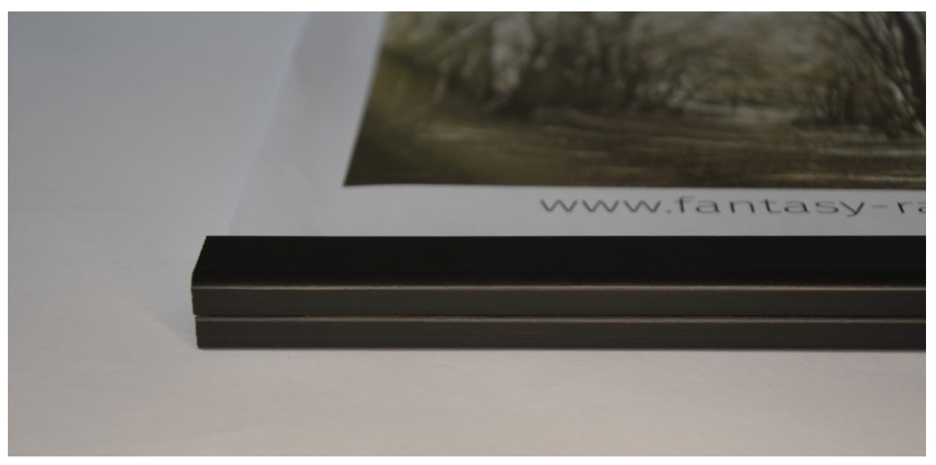 Silkemat Sort, 22 cm