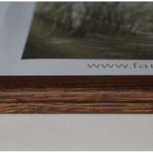 Massiv Røget Eg, 71 cm